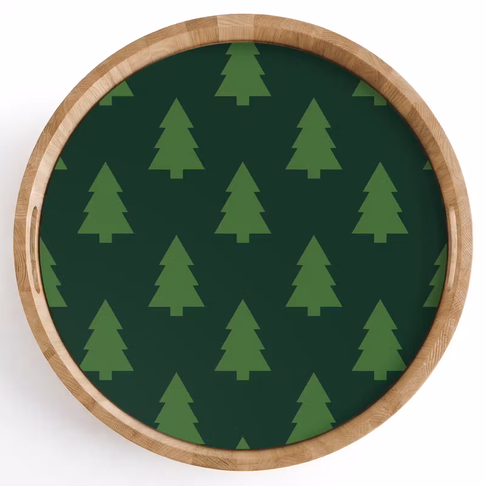 Tablett - Weihnachtsbaum – Grün – Weihnachten — 1