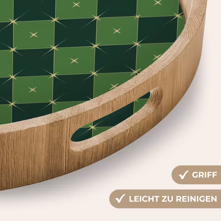 Tablett - Stern – Grün – Weihnachten — 5