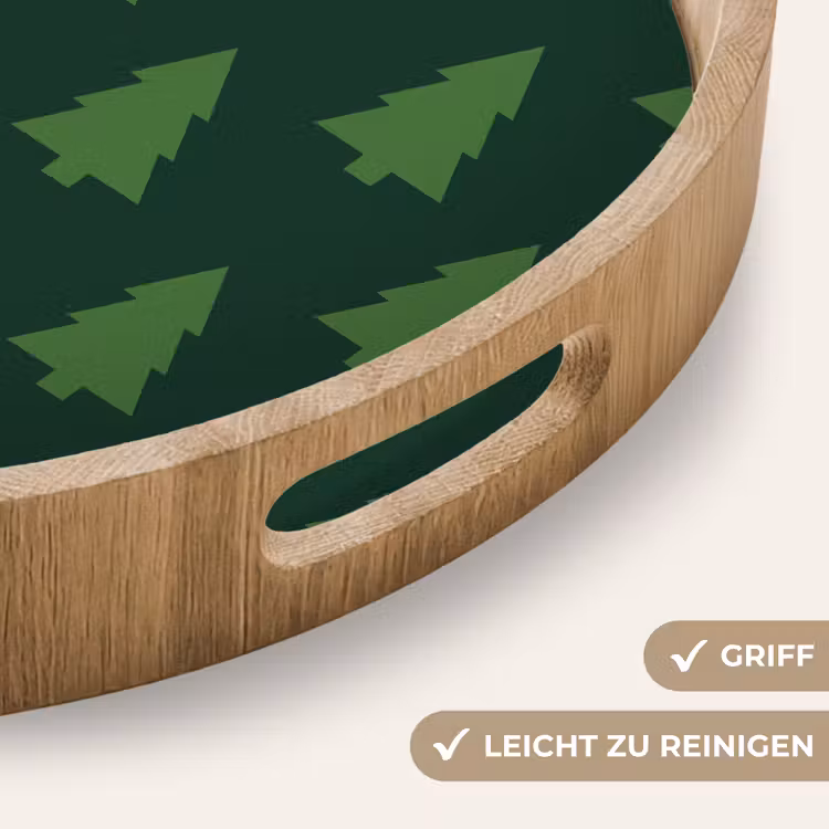 Tablett - Weihnachtsbaum – Grün – Weihnachten — 5