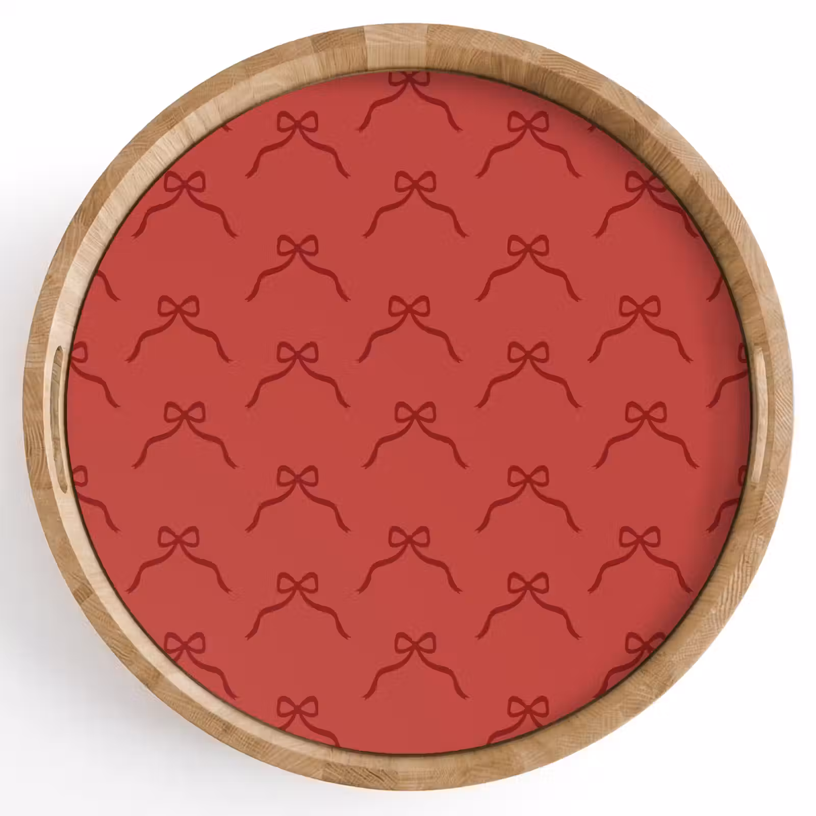 Tablett - Schleife – Rot – Weihnachten — 1