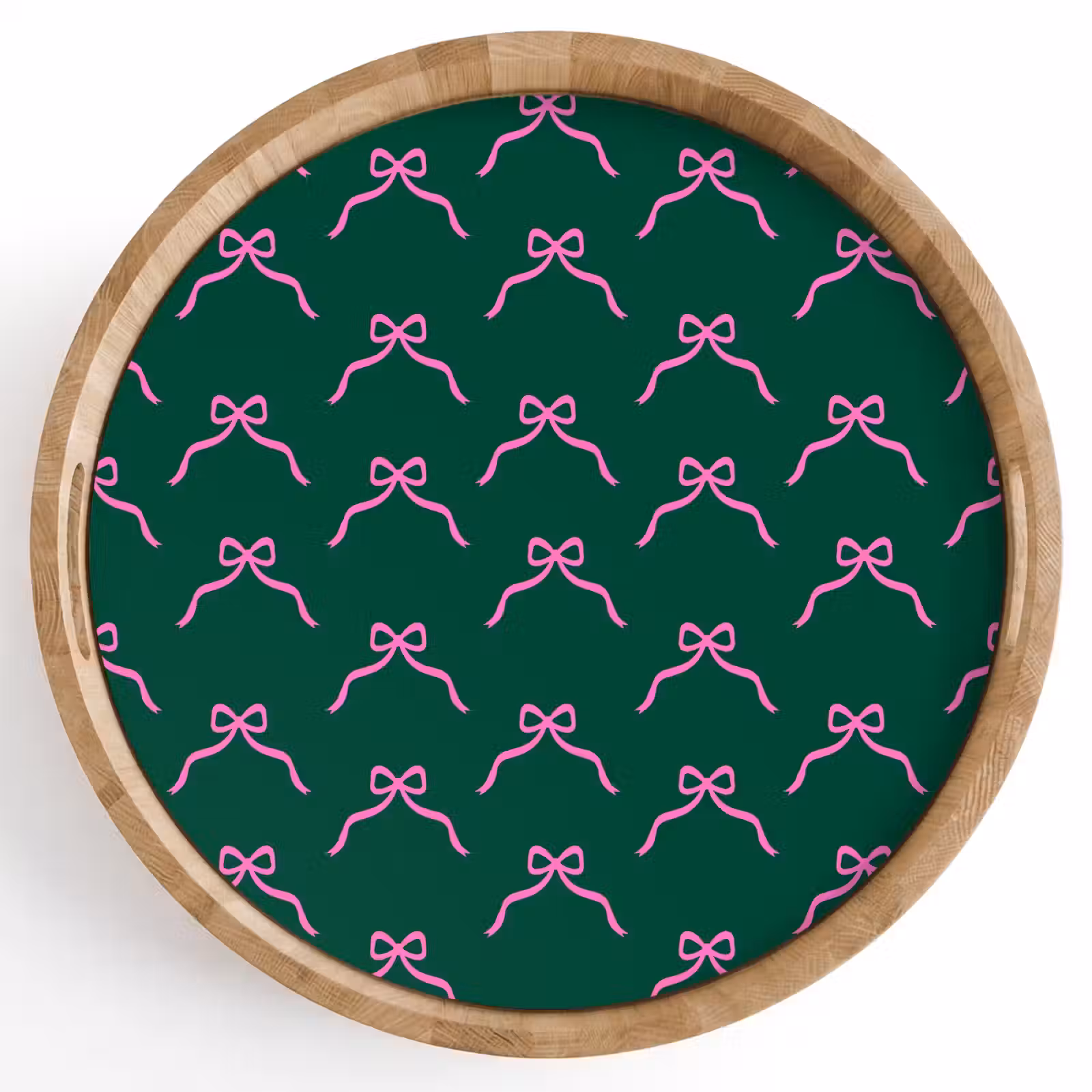 Tablett - Weihnachten – Neon – Grün – Schleife — 1