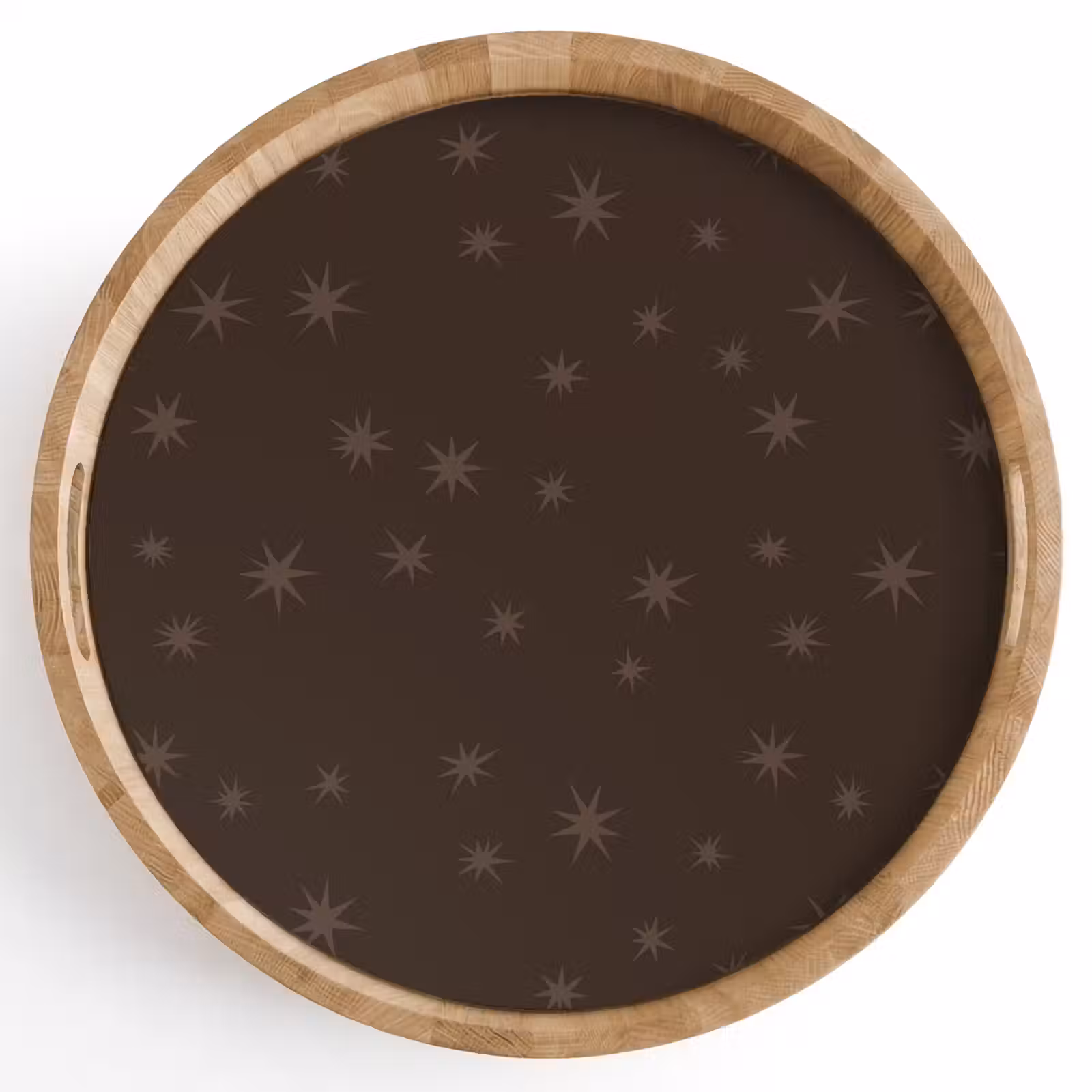 Tablett - Braun – Sterne – Weihnachten — 1