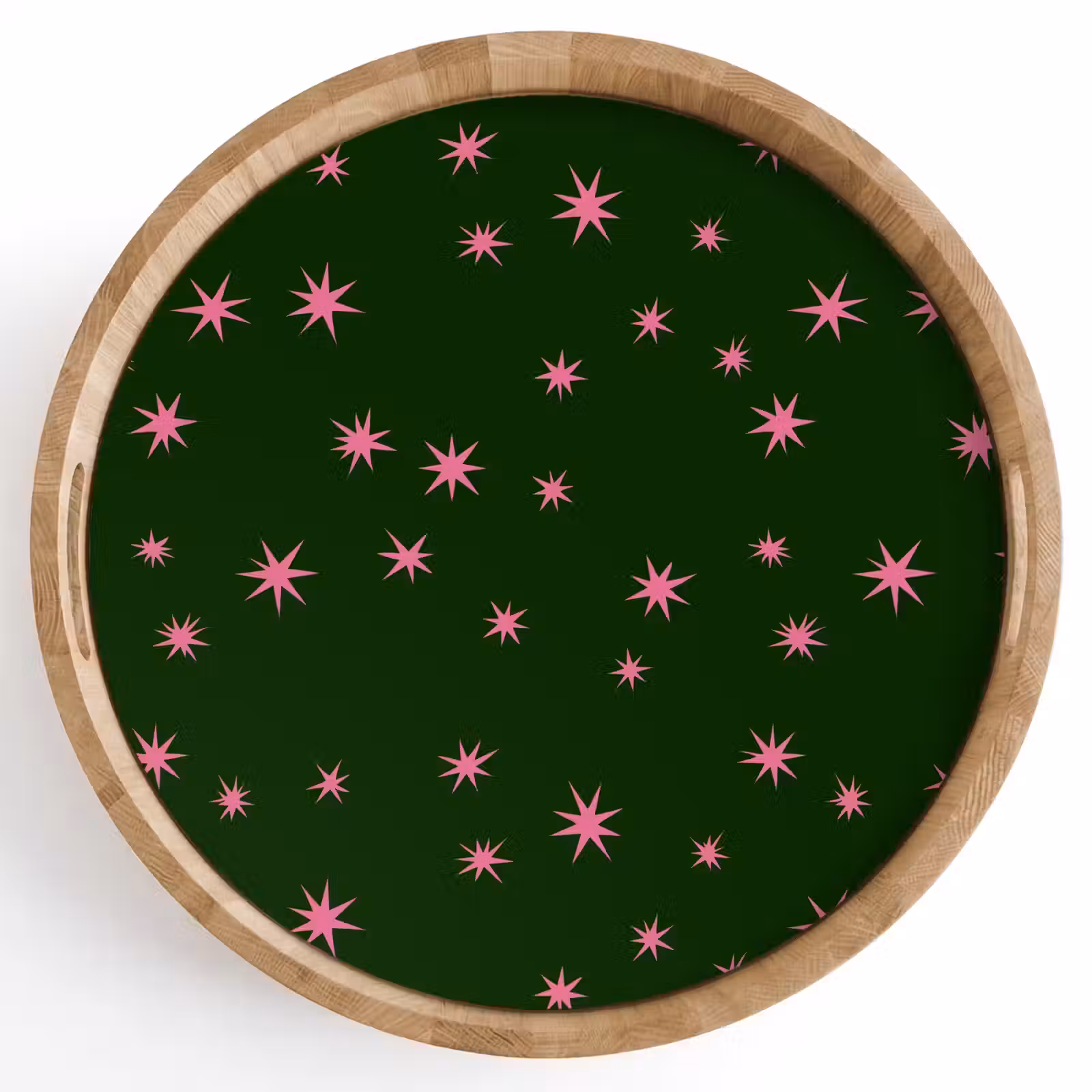 Tablett - Stern – Rosa – Grün – Weihnachten — 1