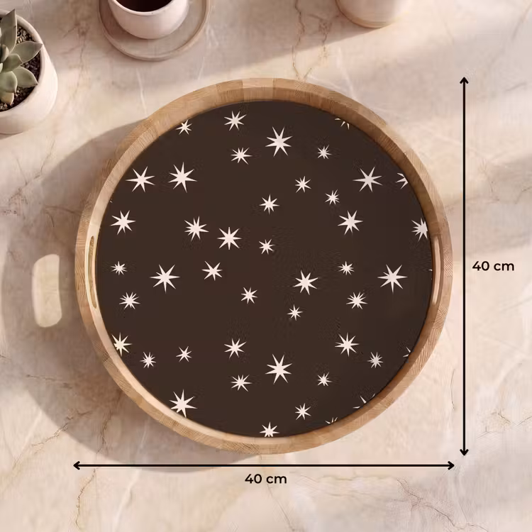 Tablett - Braun – Stern – Weihnachten — 9