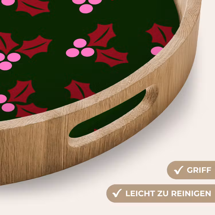Tablett - Neon – Stechpalme – Weihnachten — 5