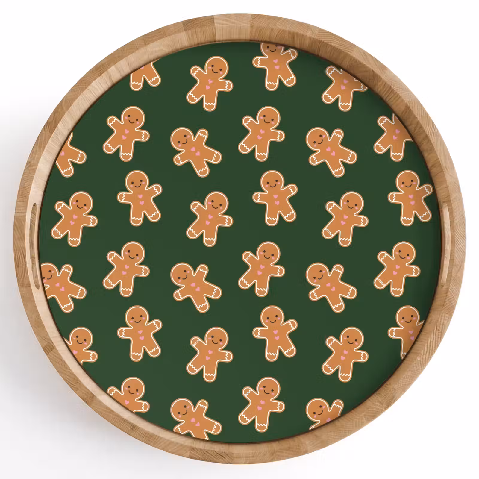 Tablett - Lebkuchen – Weihnachten – Grün – Braun — 1