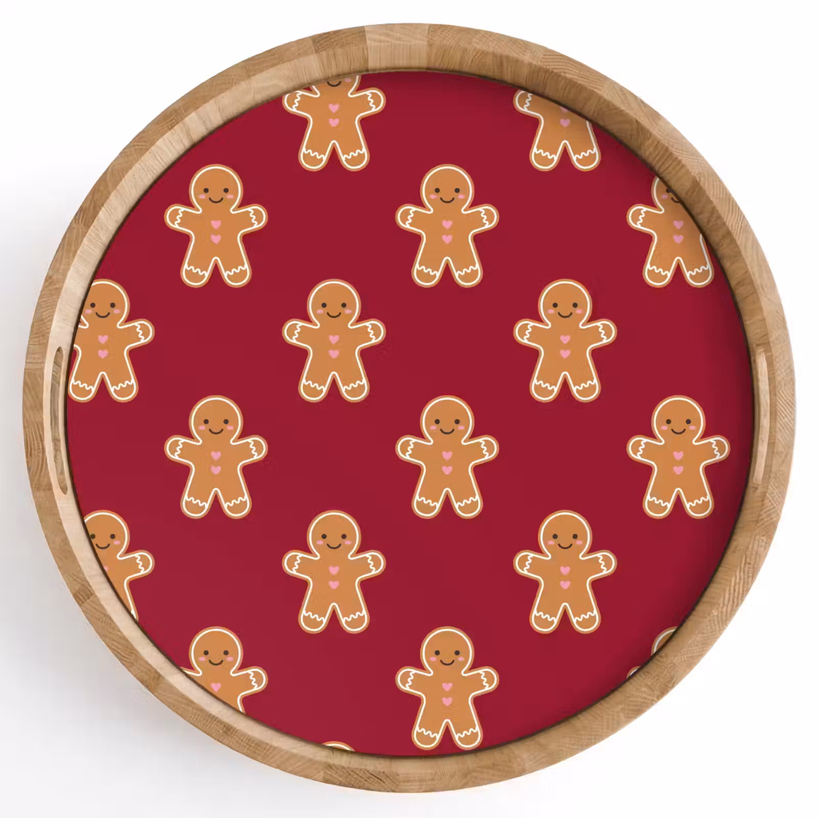 Tablett - Lebkuchen – Weihnachten – Rot — 1