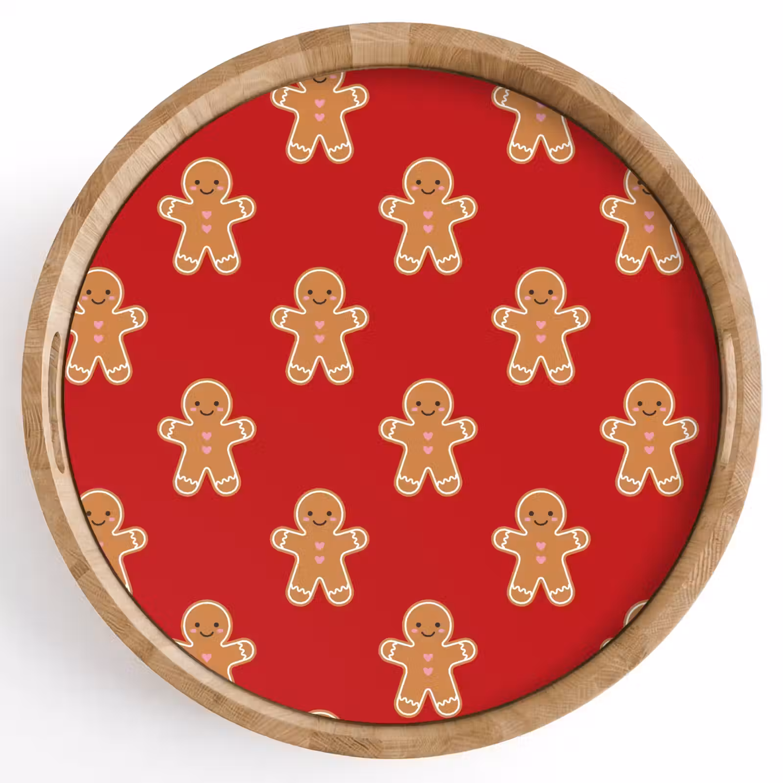 Tablett - Lebkuchen – Weihnachten – Rot — 1