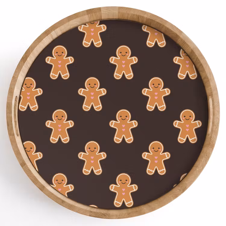 Tablett - Lebkuchen – Braun – Weihnachten — 1