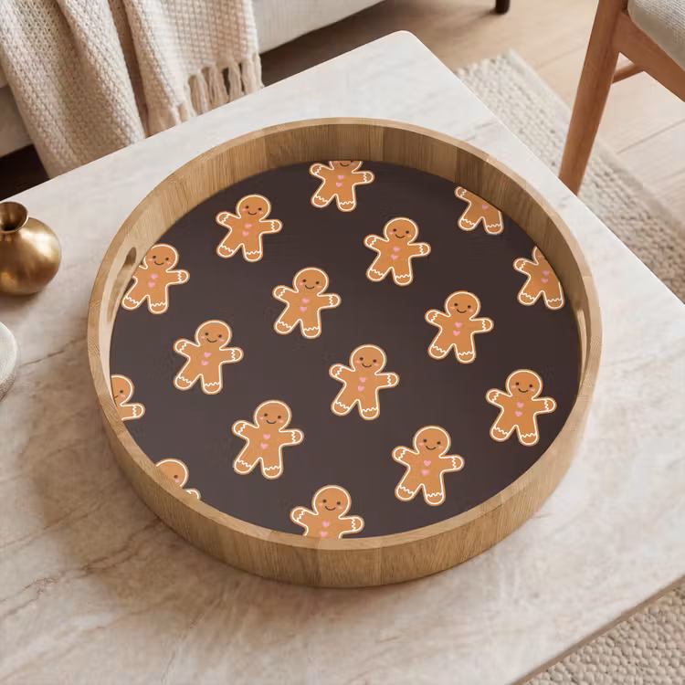 Tablett - Lebkuchen – Braun – Weihnachten — 2