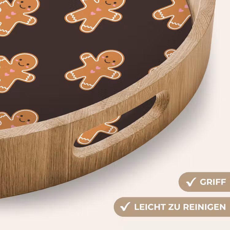 Tablett - Lebkuchen – Braun – Weihnachten — 5