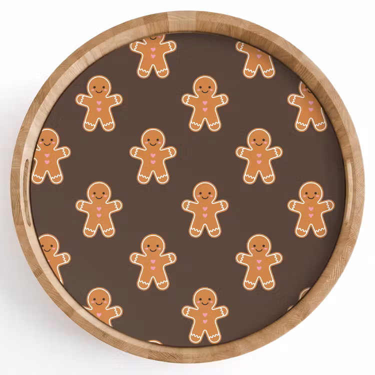 Tablett - Lebkuchen – Weihnachten – Braun — 1