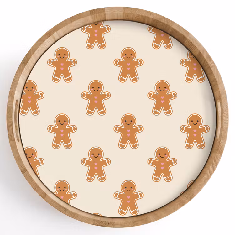 Tablett - Lebkuchen – Weihnachten – Creme — 1