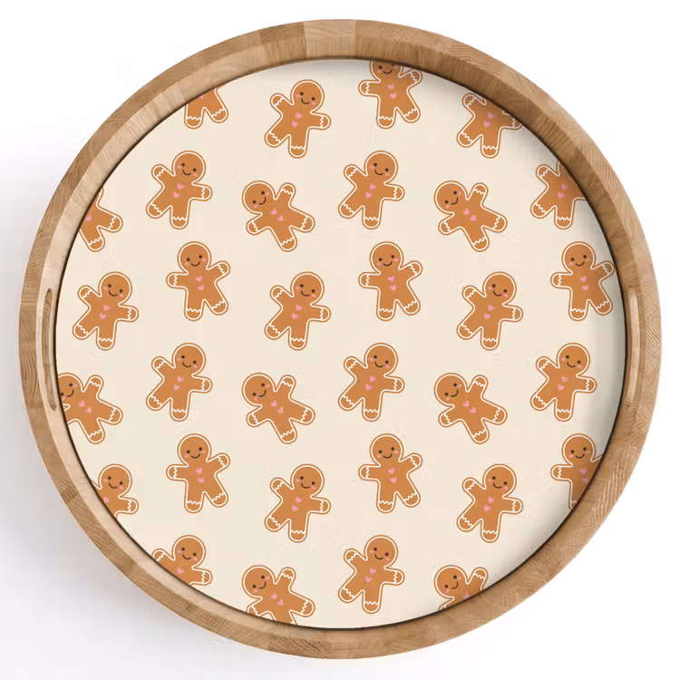 Tablett - Lebkuchen – Weihnachten – Creme — 1
