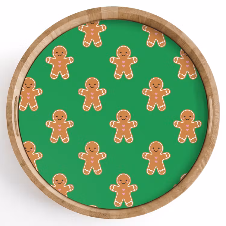 Tablett - Lebkuchen – Weihnachten – Neon – Grün — 1