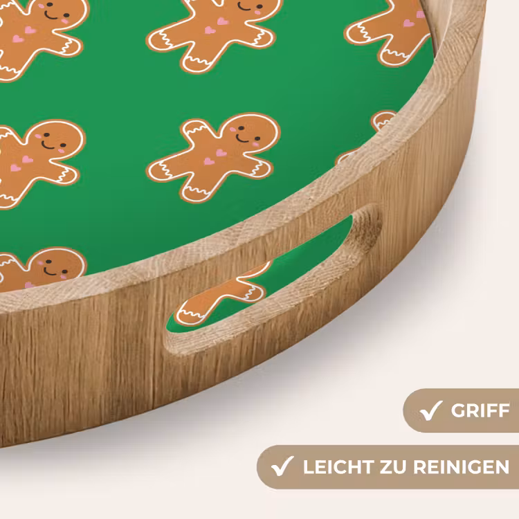 Tablett - Lebkuchen – Weihnachten – Neon – Grün — 5
