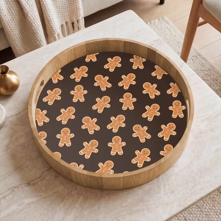 Tablett - Braun – Pfefferkuchen – Weihnachten — 2