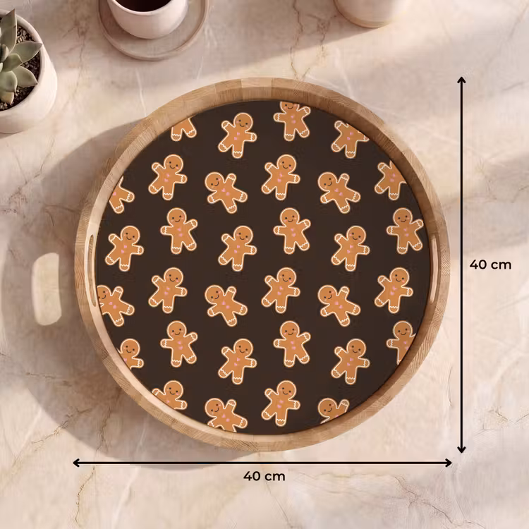 Tablett - Braun – Pfefferkuchen – Weihnachten — 9