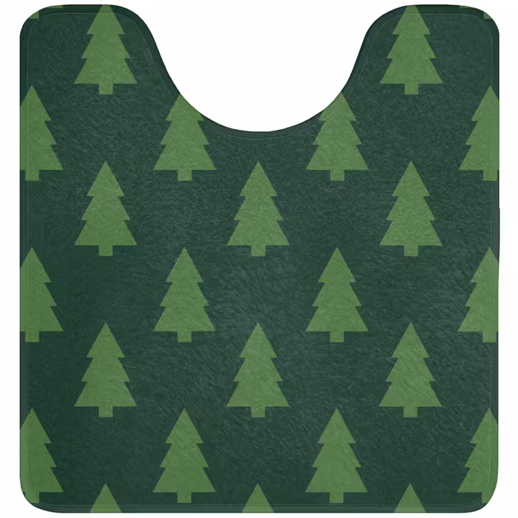 WC Vorleger - Weihnachtsbaum – Grün – Weihnachten — 1