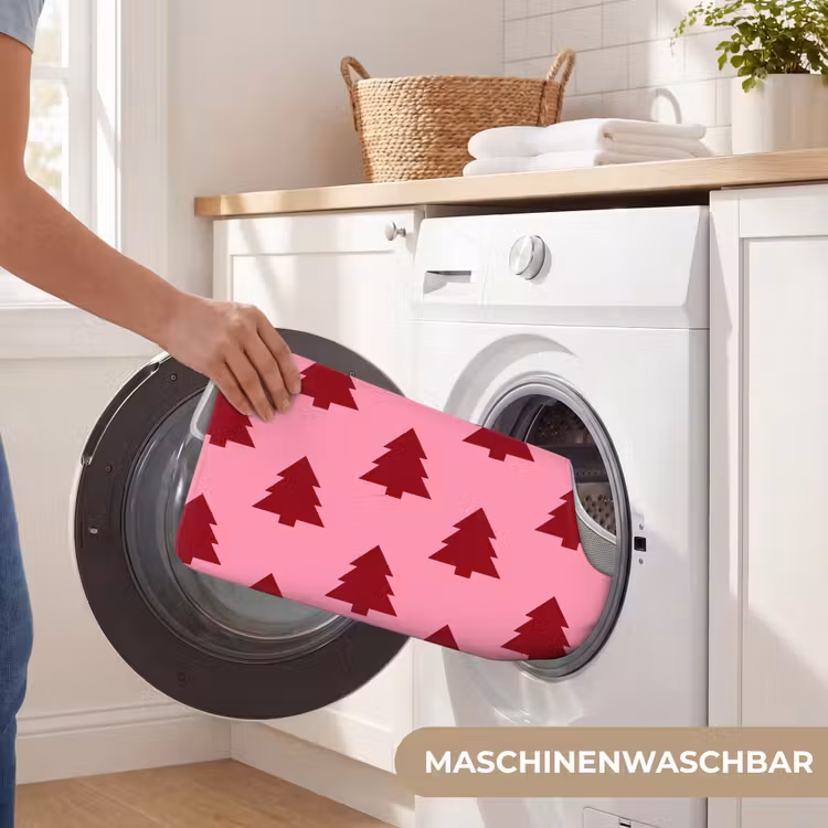 WC Vorleger - Weihnachtsbaum – Rot – Rosa — 7