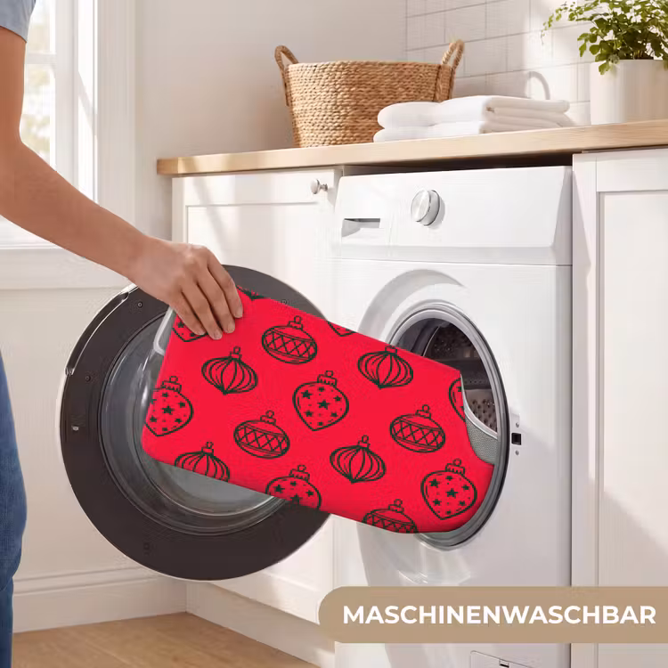 WC Vorleger - Weihnachtskugel – Grün – Rot — 7
