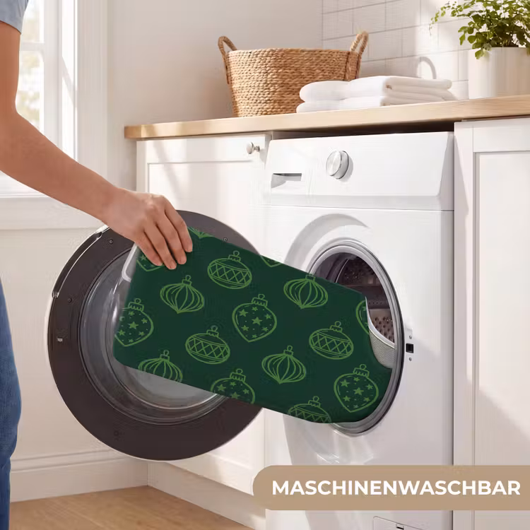 WC Vorleger - Weihnachtskugel – Grün – Weihnachten — 7