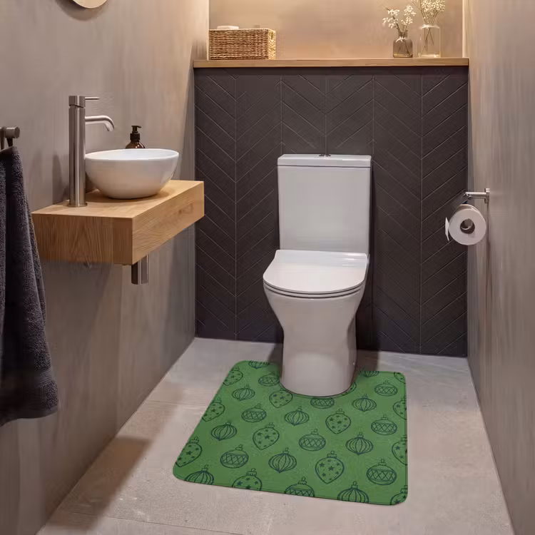 WC Vorleger - Weihnachtskugel – Weihnachten – Grün — 2