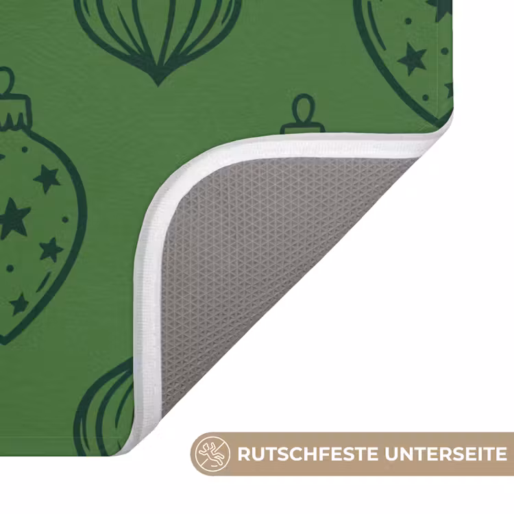 WC Vorleger - Weihnachtskugel – Weihnachten – Grün — 3