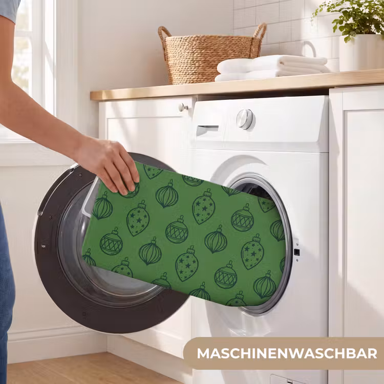 WC Vorleger - Weihnachtskugel – Weihnachten – Grün — 5