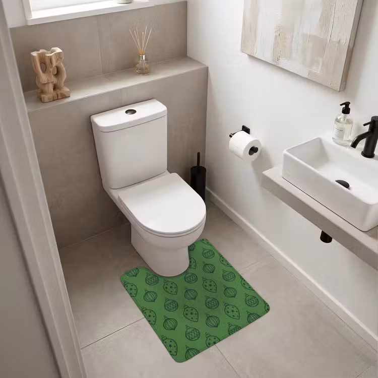 WC Vorleger - Weihnachtskugel – Weihnachten – Grün — 6