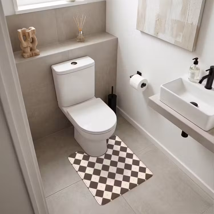 WC Vorleger - Stern – Braun – Weiß – Weihnachten — 6