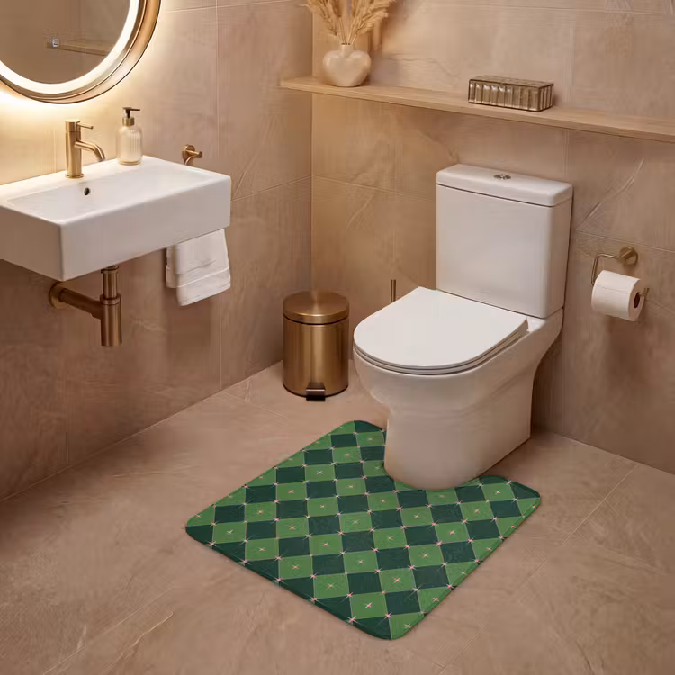 WC Vorleger - Stern – Grün – Rosa – Weihnachten — 4