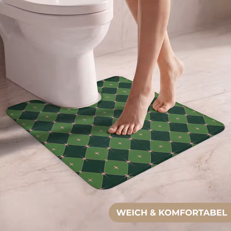 WC Vorleger - Stern – Grün – Rosa – Weihnachten — 5
