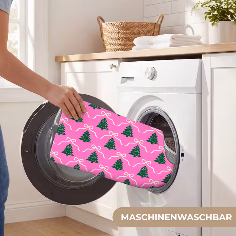 WC Vorleger - Weihnachten – Rosa – Weiß – Schleife — 7