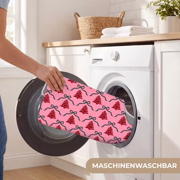 WC Vorleger - Weihnachten – Rot – Grün – Schleife — 7