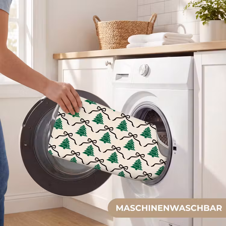 WC Vorleger - Weihnachten – Weiß – Schwarz – Schleife — 7