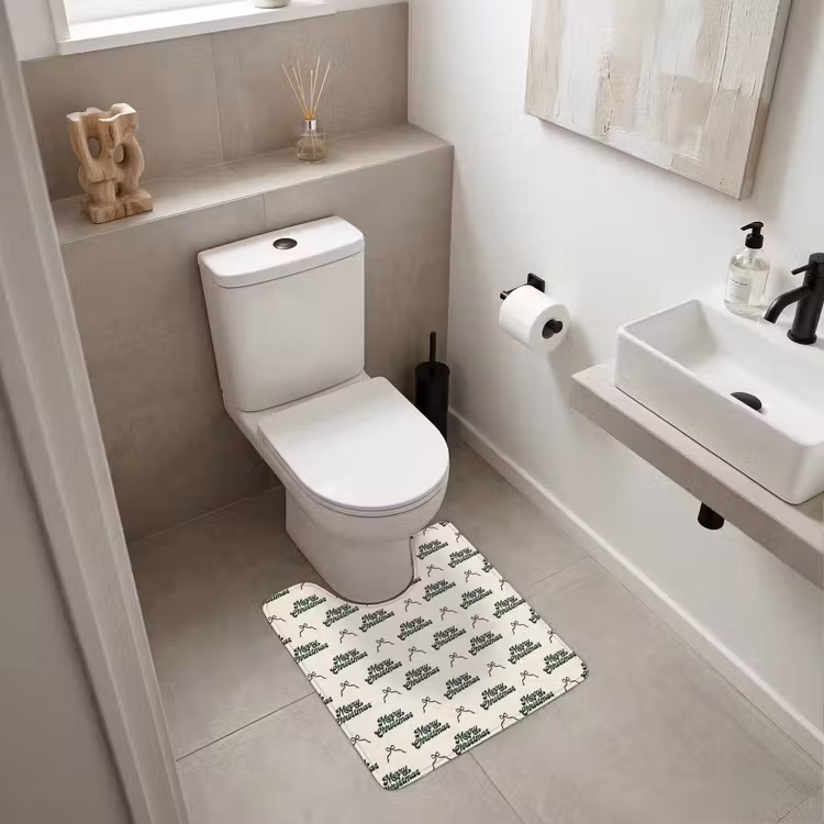 WC Vorleger - Text – Grün – Schleife — 6