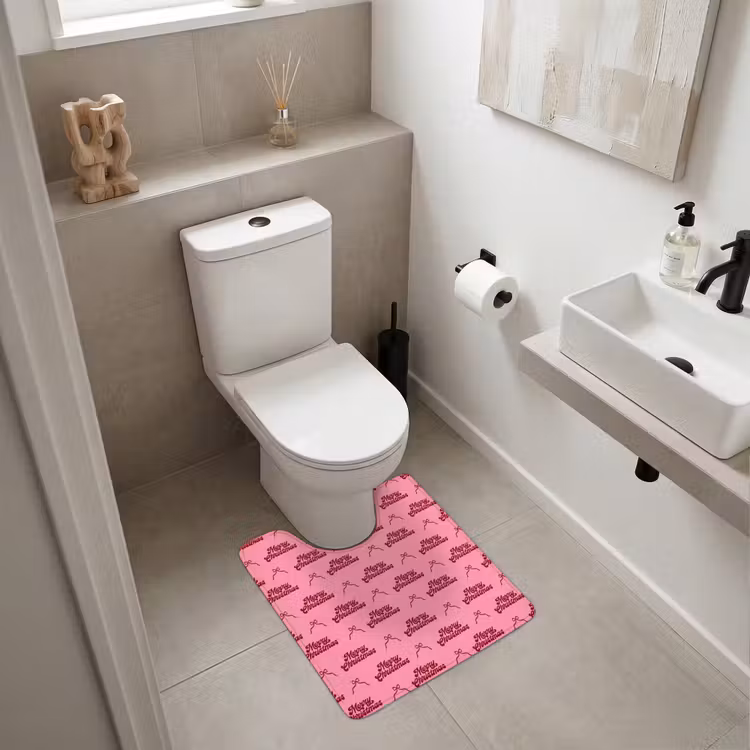WC Vorleger - Text – Rosa – Rot – Schleife — 6