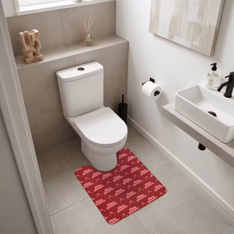 WC Vorleger - Text – Rot – Rosa – Schleife — 6