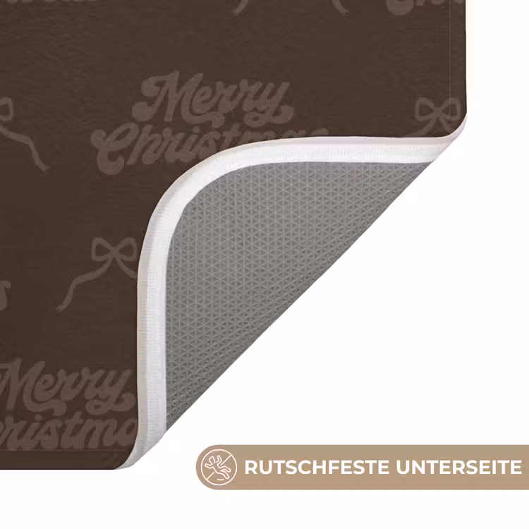 WC Vorleger - Text – Braun – Schleife — 3