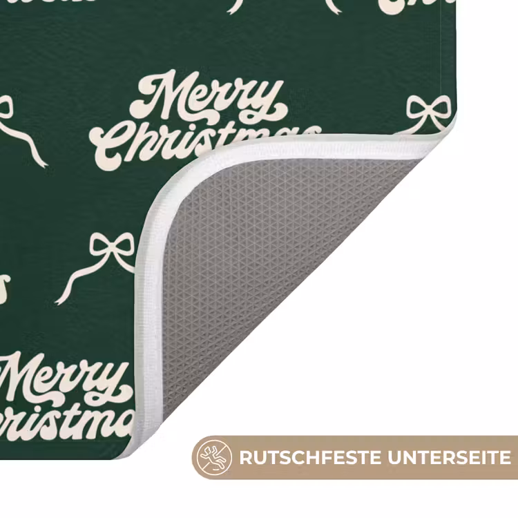 WC Vorleger - Text – Grün – Weiß – Text — 3