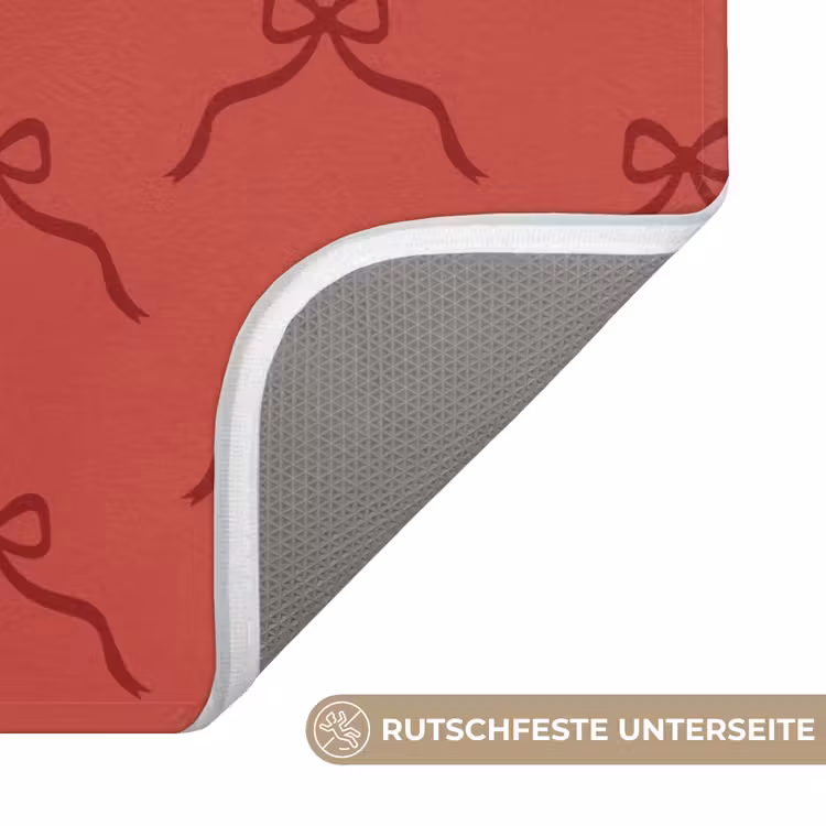 WC Vorleger - Schleife – Rot – Weihnachten — 3