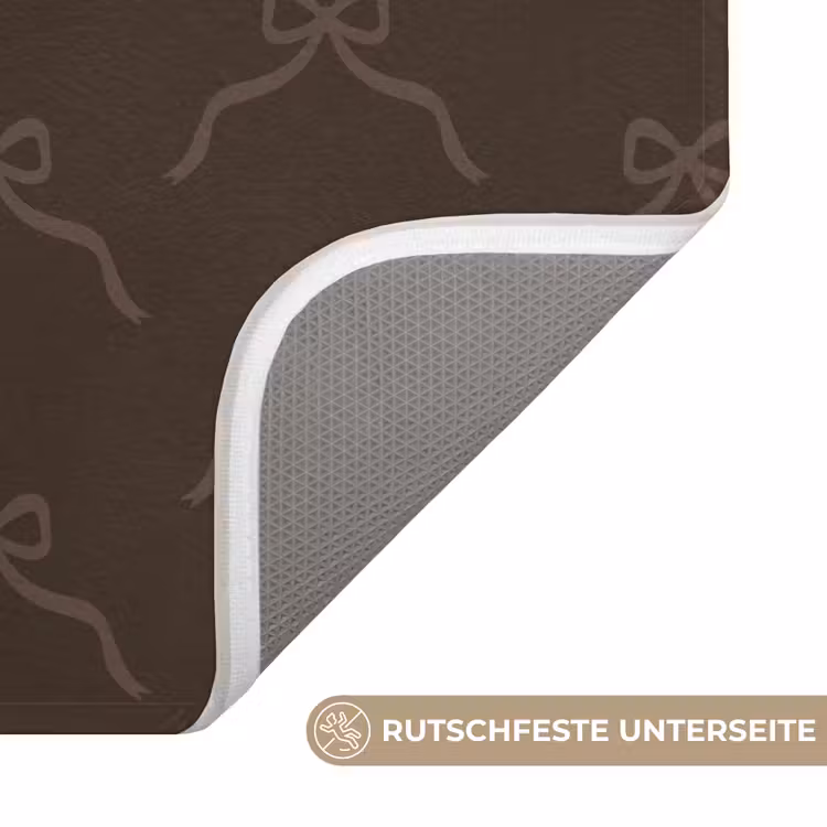 WC Vorleger - Weihnachten – Braun – Schleife — 3