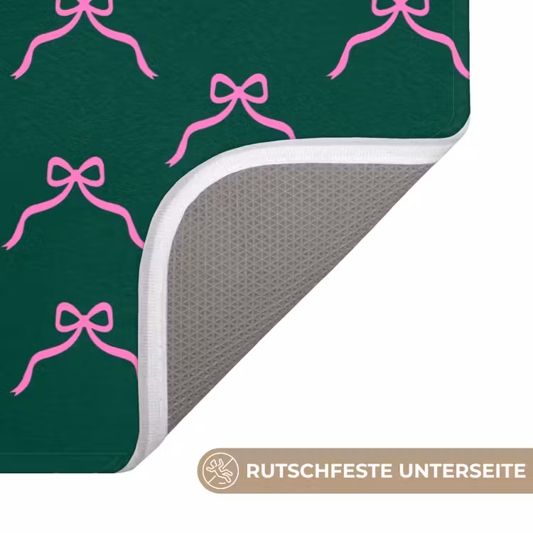 WC Vorleger - Weihnachten – Neon – Grün – Schleife — 3
