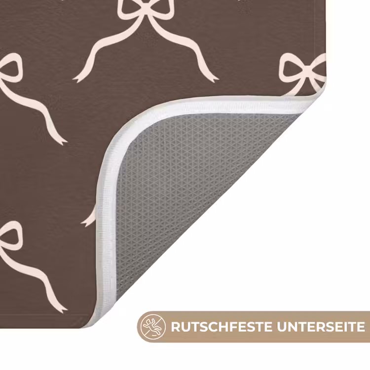 WC Vorleger - Weihnachten – Schleife – Braun — 3