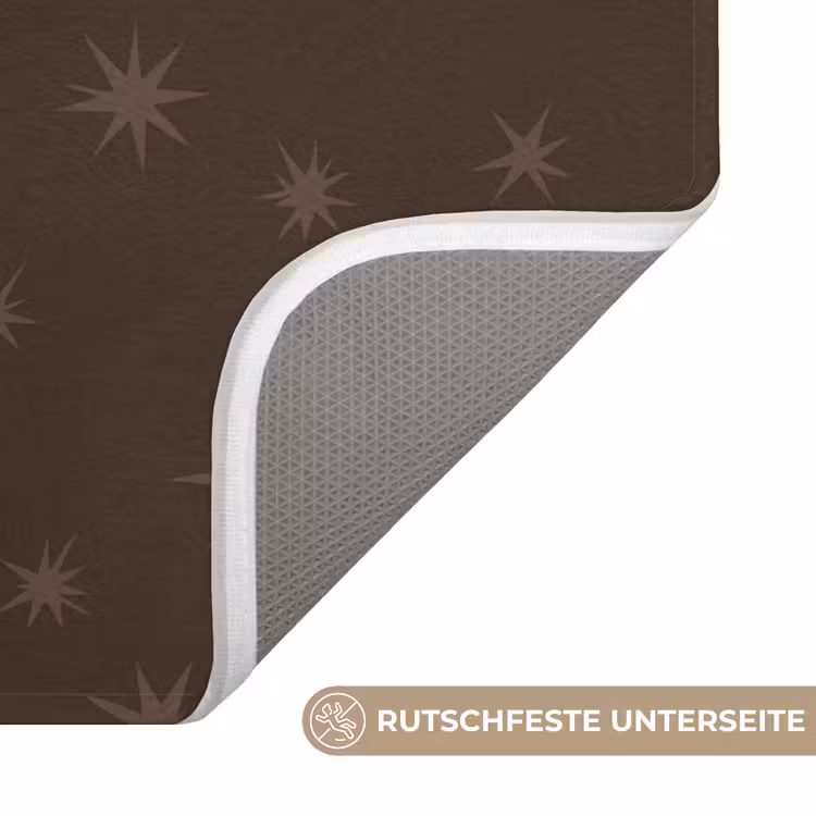 WC Vorleger - Braun – Sterne – Weihnachten — 3