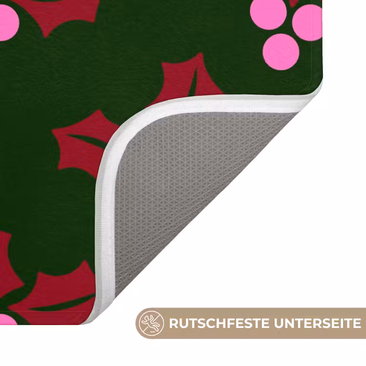 WC Vorleger - Neon – Stechpalme – Weihnachten — 3