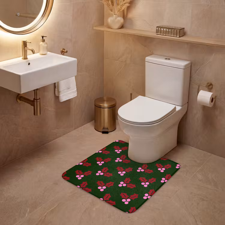 WC Vorleger - Neon – Stechpalme – Weihnachten — 4