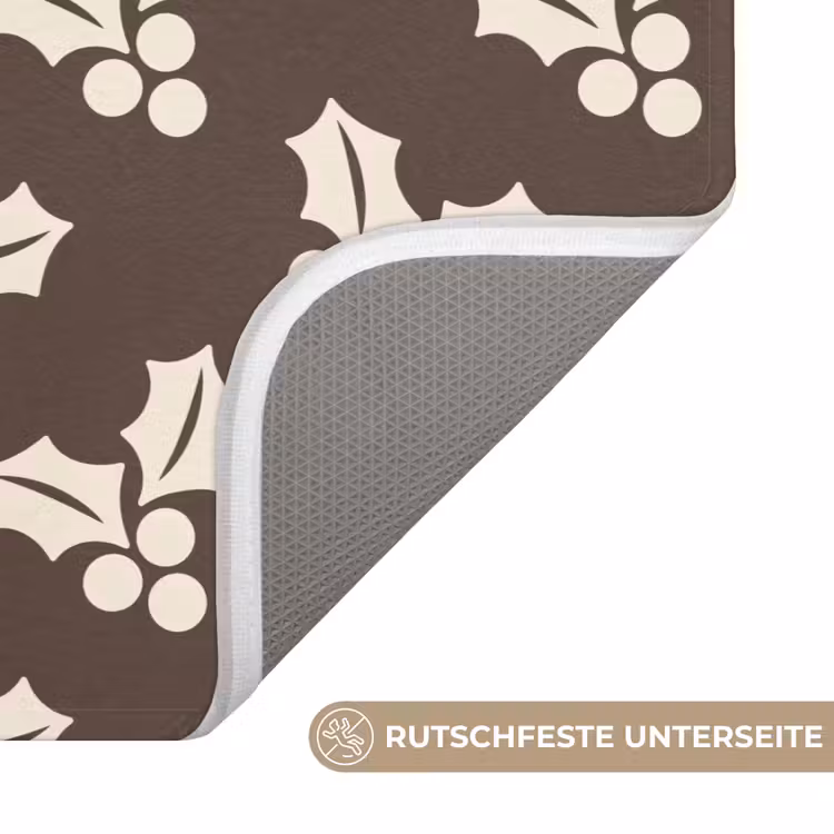 WC Vorleger - Stechpalme – Braun – Weihnachten — 3