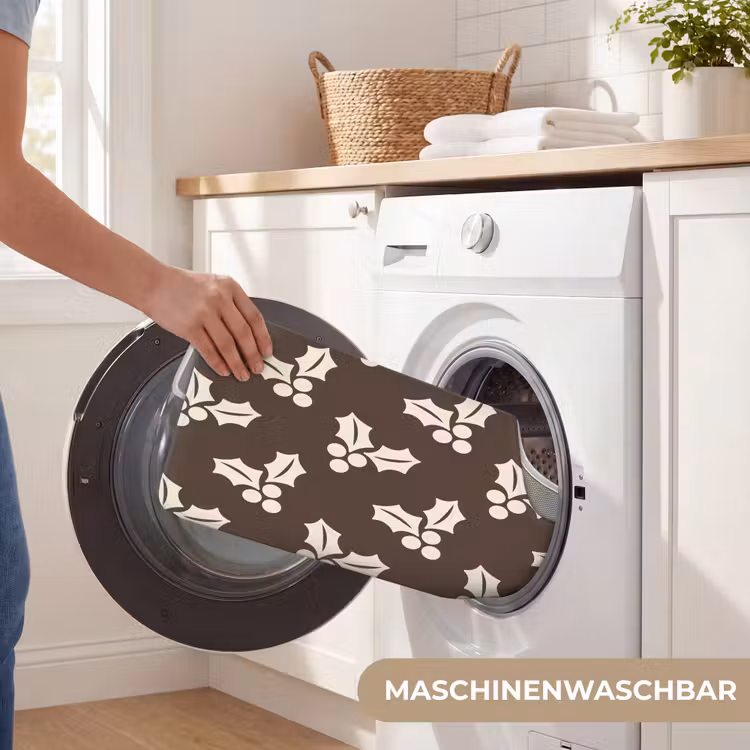 WC Vorleger - Stechpalme – Braun – Weihnachten — 7